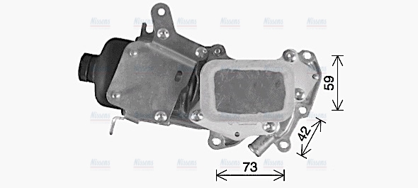 AVA Oil Cooler & Filter Housing CN3309H