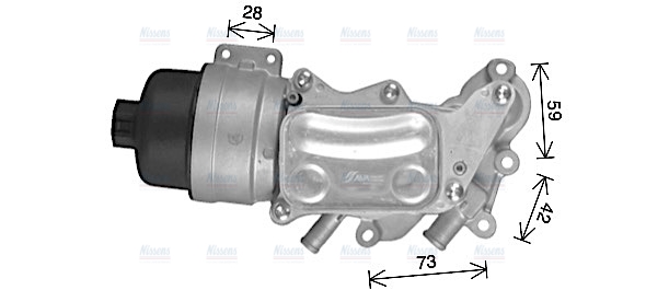 AVA Oil Cooler & Filter Housing CN3337H