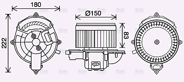 AVA Cabin Fan Blower Motor CN8310