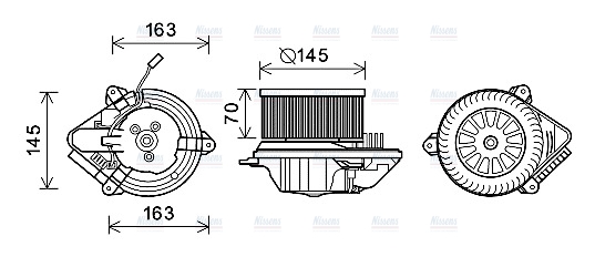 AVA Cabin Fan Blower Motor CN8515