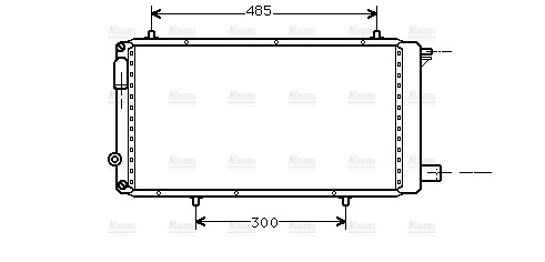 AVA Coolant Radiator CNA2073