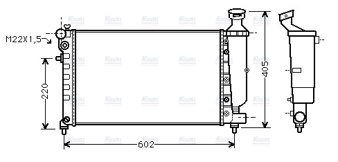 AVA Coolant Radiator CNA2118