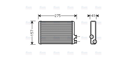 AVA Cabin Heater Core CNA6305
