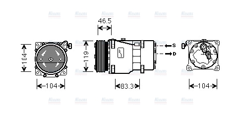 AVA Aircon Compressor CNAK201