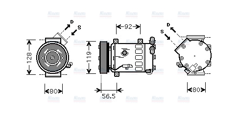 AVA Aircon Compressor CNAK242
