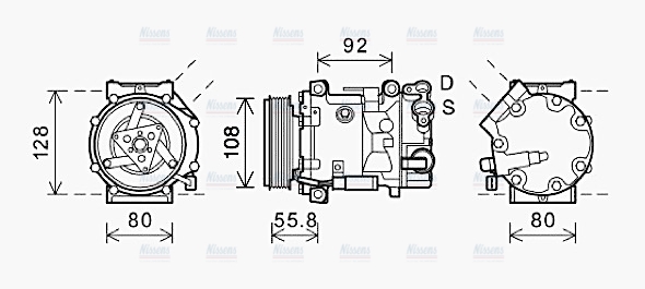 AVA Aircon Compressor CNAK282