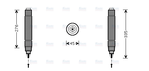 AVA Aircon Receiver Dryer Filter CND204