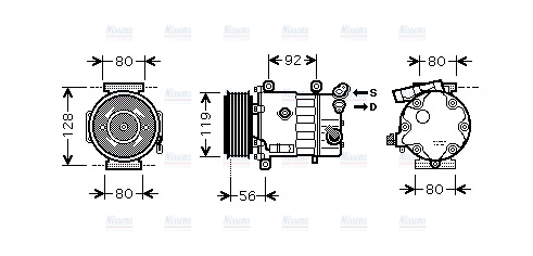 AVA Aircon Compressor CNK255