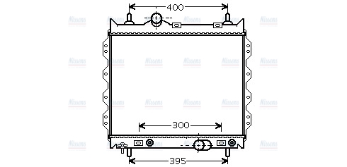 AVA Coolant Radiator CR2072