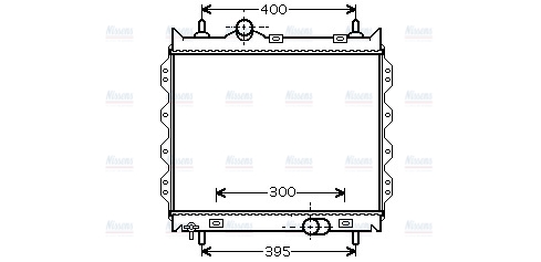 AVA Coolant Radiator CR2083
