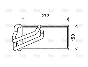 AVA Cabin Heater Core CR6140