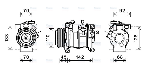 AVA Aircon Compressor CRAK128
