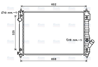 AVA Coolant Radiator CT2049