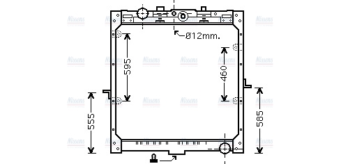 AVA Coolant Radiator DF2035