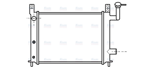 AVA Coolant Radiator DN2046