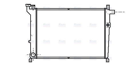 AVA Coolant Radiator DN2098