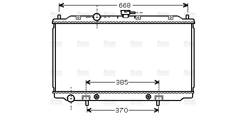AVA Coolant Radiator DN2219