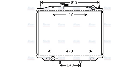 AVA Coolant Radiator DN2300