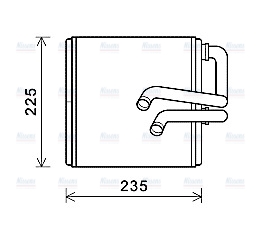 AVA Cabin Heater Core DN6410