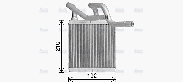 AVA Cabin Heater Core DN6466