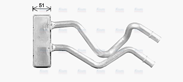 AVA Cabin Heater Core DN6475