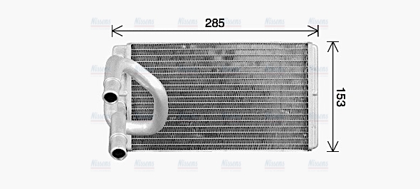 AVA Cabin Heater Core DN6475