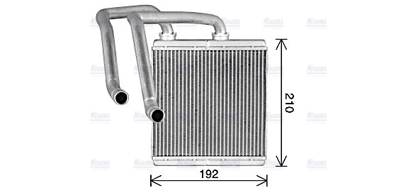 AVA Cabin Heater Core DN6476