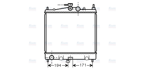 AVA Coolant Radiator DNA2247