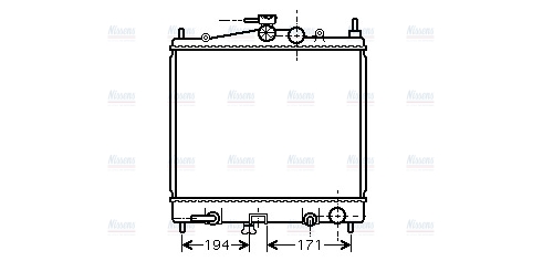 AVA Coolant Radiator DNA2248