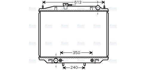 AVA Coolant Radiator DNA2262