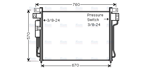 AVA Aircon Condenser DNA5299D