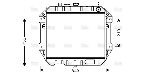 AVA Coolant Radiator DU2051