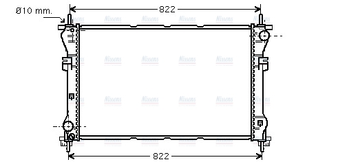 AVA Coolant Radiator FD2318