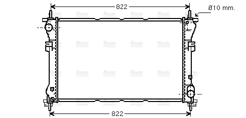 AVA Coolant Radiator FD2320