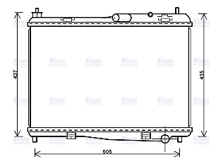 AVA Coolant Radiator FD2440