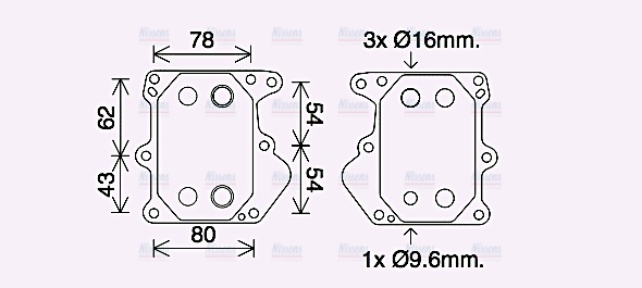 AVA Oil Cooler FD3625