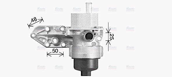 AVA Oil Cooler & Filter Housing FD3669H