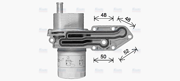 AVA Oil Cooler & Filter Housing FD3684H