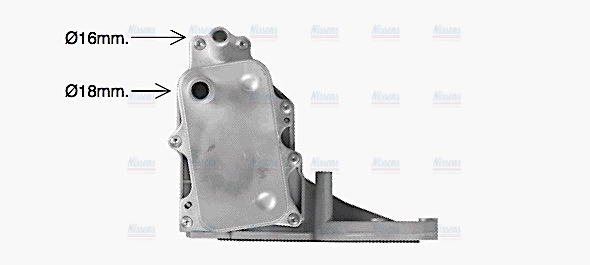 AVA Oil Cooler & Filter Housing FD3684H