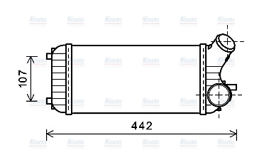 AVA Charge Air Intercooler FD4472