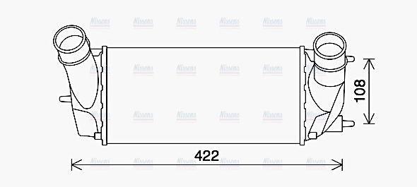 AVA Charge Air Intercooler FD4648