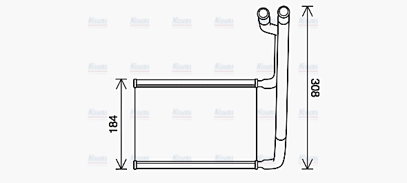 AVA Cabin Heater Core FD6645