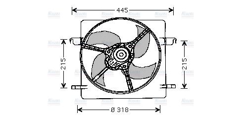 AVA Radiator Cooling Fan FD7516