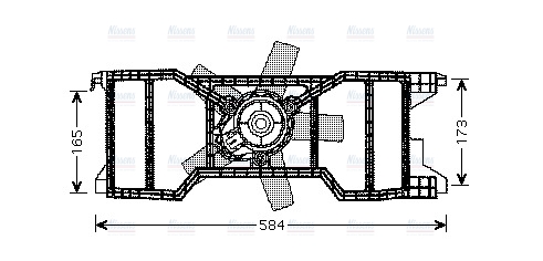 AVA Radiator Cooling Fan FD7540