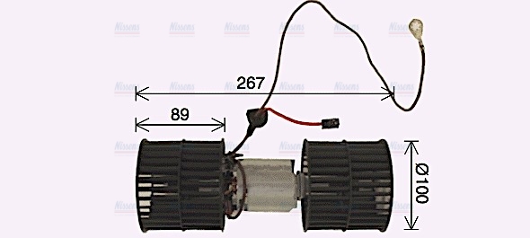 AVA Cabin Fan Blower Motor FD8652