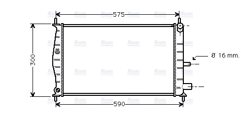 AVA Coolant Radiator FDA2218