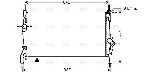 AVA Coolant Radiator FDA2405