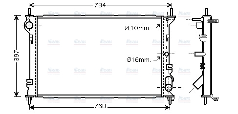 AVA Coolant Radiator FDA2411
