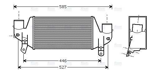 AVA Charge Air Intercooler FDA4313