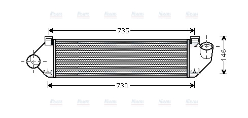 AVA Charge Air Intercooler FDA4438